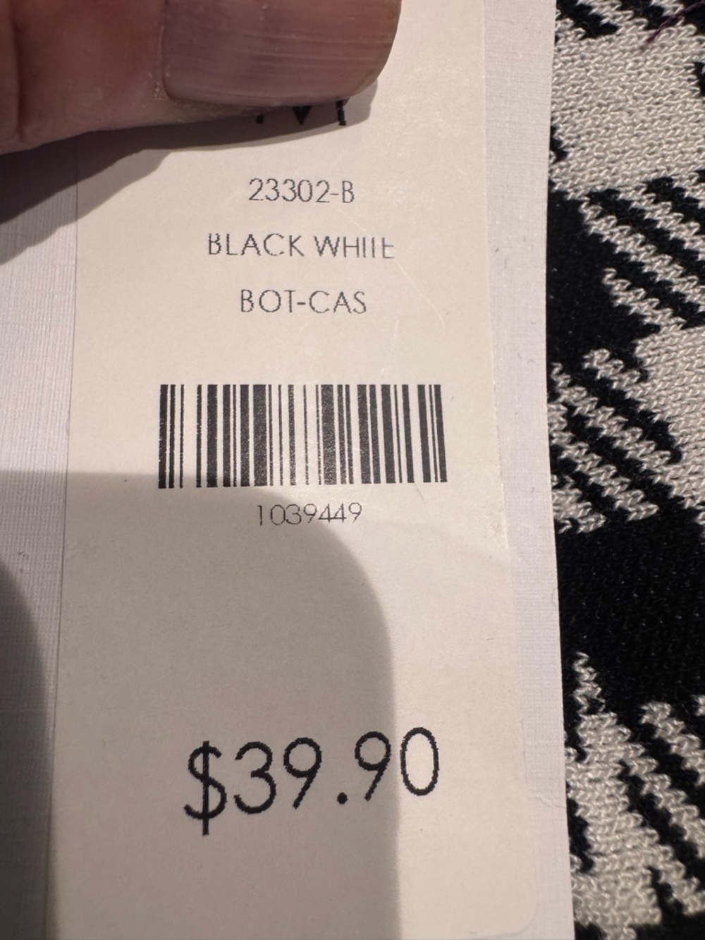Black & White Checkered Mini Skirt | High Waist Flare | Sizes M & L | NWT - Picture 3 of 3